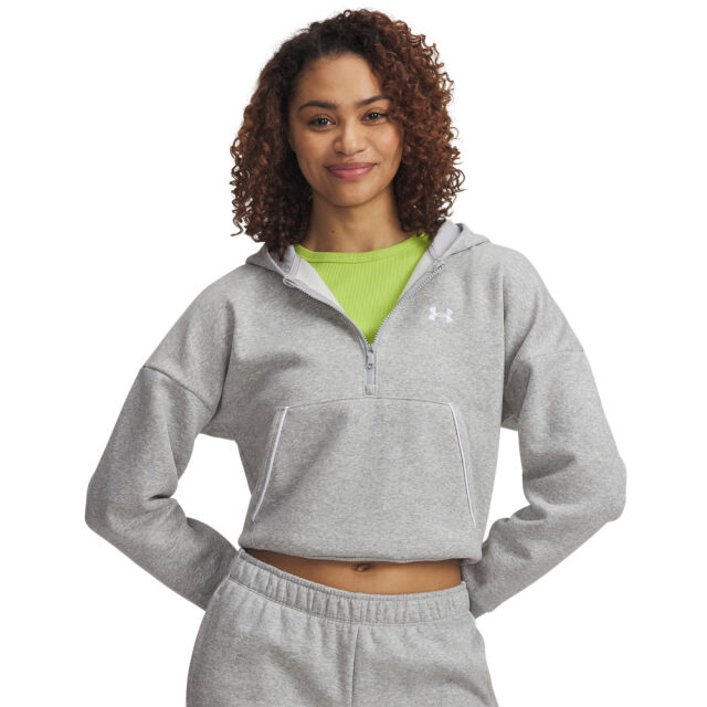 Under Armour W Rival Flc Piped Hz Hoodie - naisten huppari