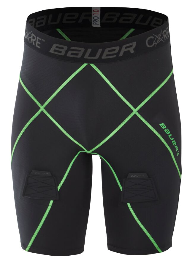 Bauer Core 1.0 Jock Sr Shortsi Alasuojalla