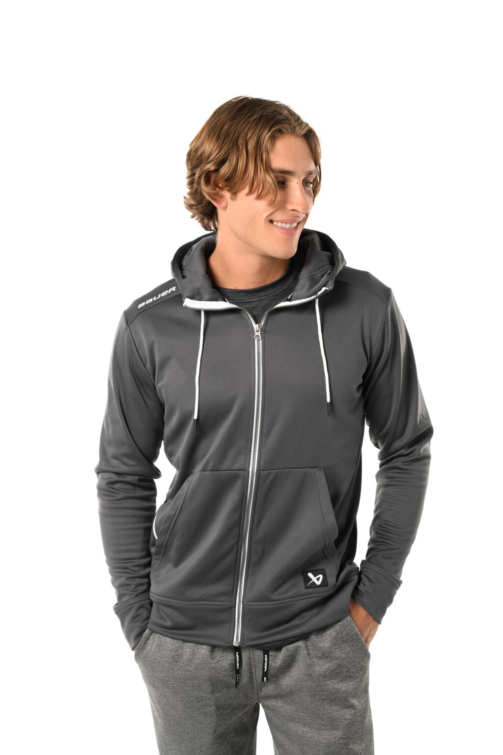 Bauer Team Fleece Zip Hoodie Sr