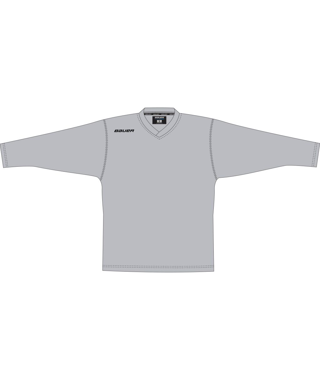 Bauer Flex Practice Jersey Yth Silver