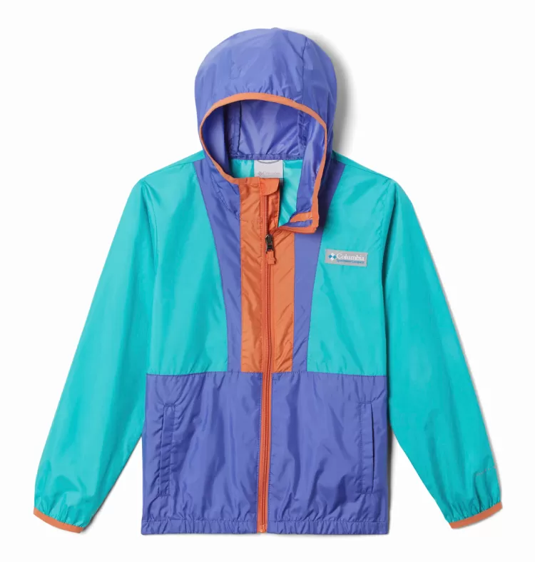 Columbia Back Bowl Hooded Windbreaker Jr
