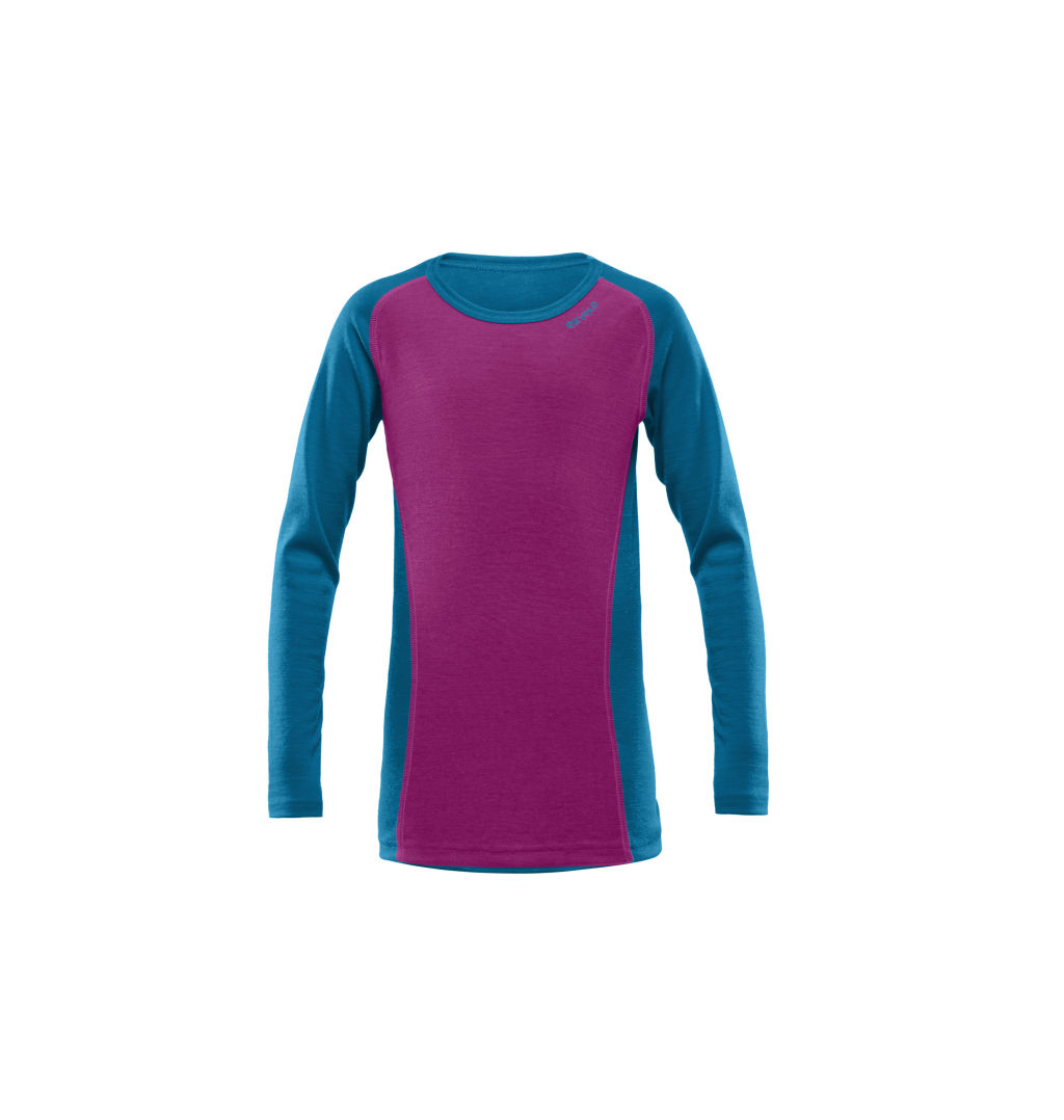 Sous-couche Thermique Devold Multi Sport 100% Laine Mérinos Bleu Taille 5-6 Ans