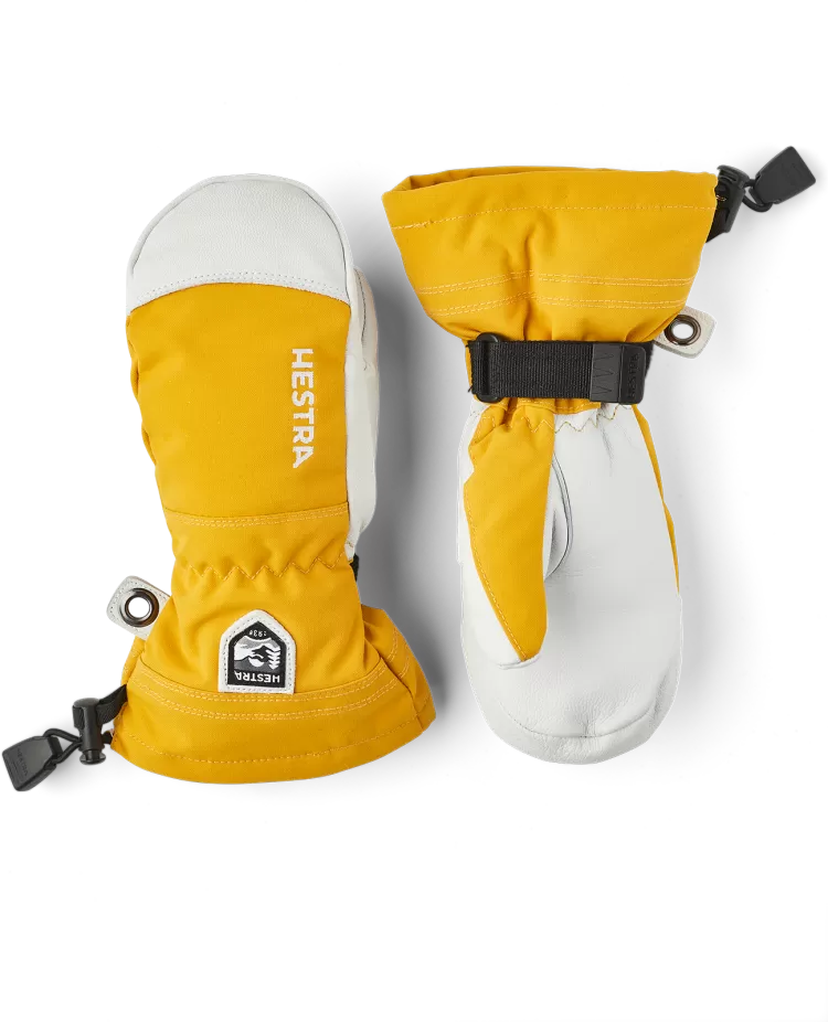 Hestra Army Leather Heli Ski Mitt Jr