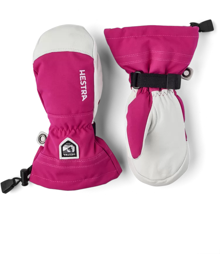 Hestra Army Leather Heli Ski Mitt Jr