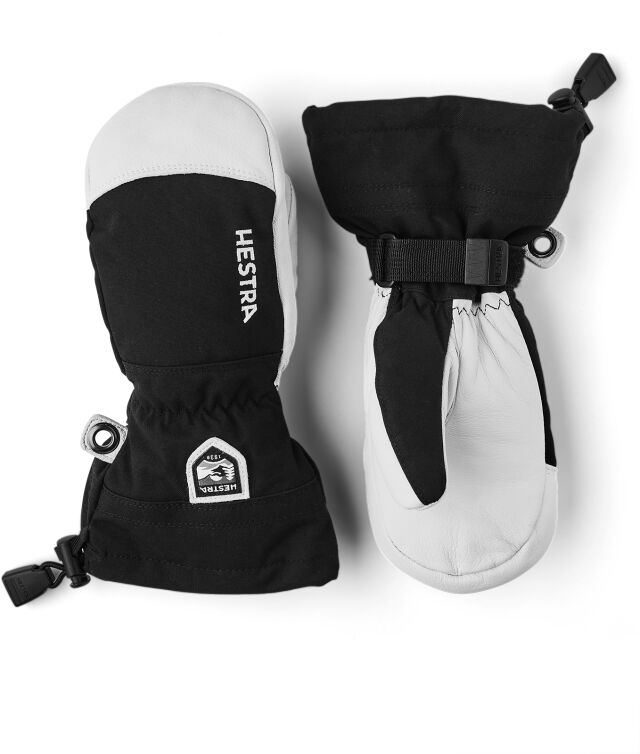 Hestra Army Leather Heli Ski Mitt Jr - nuorten rukkaset
