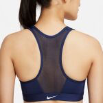 Nike Swoosh Padded Zip-Front Sports Bra W