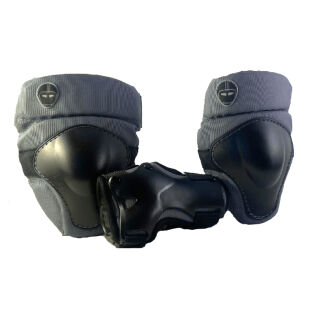 Nutcase Pad Set 3 Pk Charcoal - suojasetti