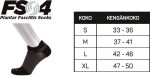 OS1st FS4 Plantar Fasciitis Socks (matala malli)