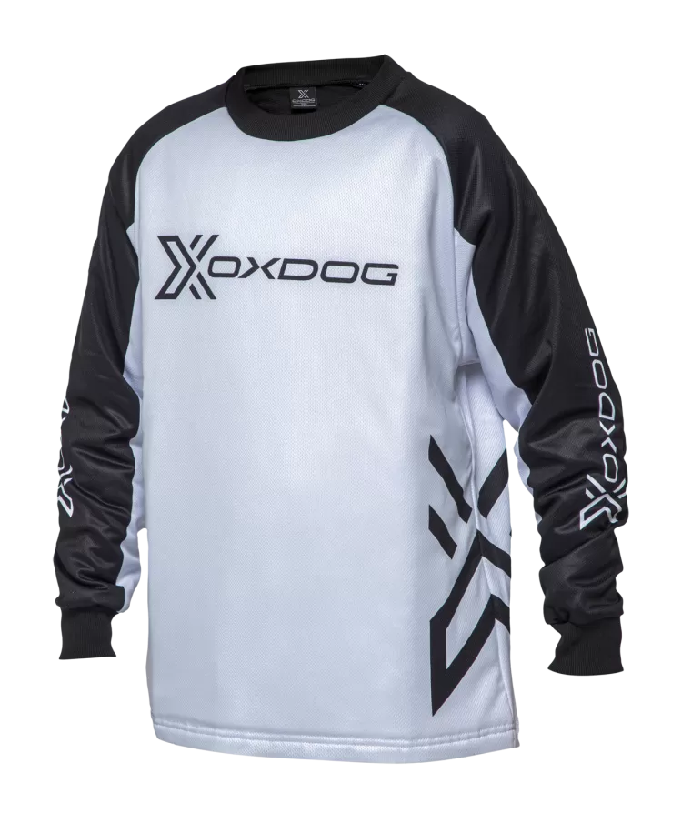 Oxdog Xguard goalie shirt JR White/Black