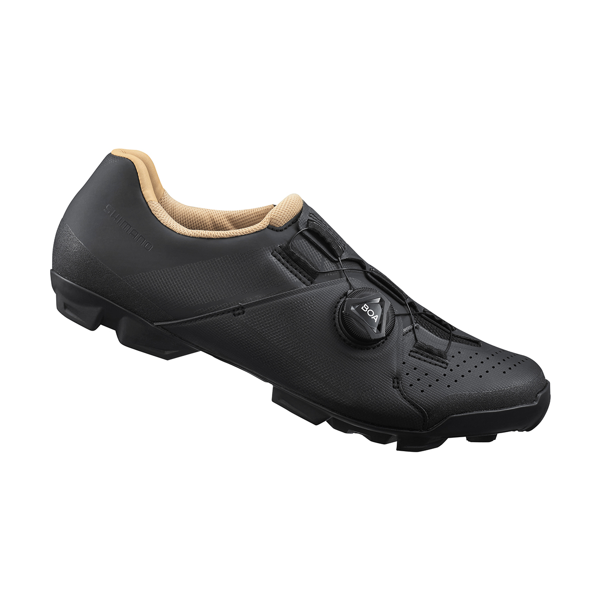 Black women's MTB cycling shoes