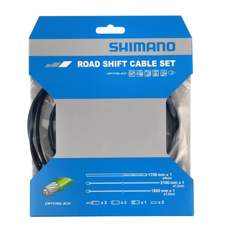 Shimano Vaihdevaijerisarja Road, Musta