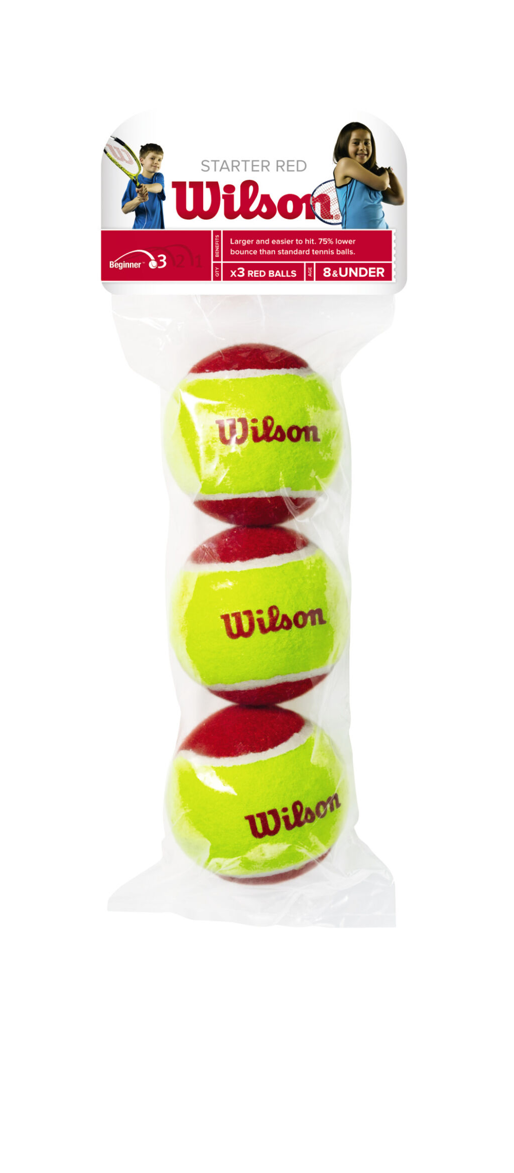 Wilson Wilson Starter Red 3 ball.