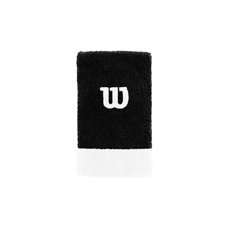 Wilson New Extra Wide Wristband 2pk