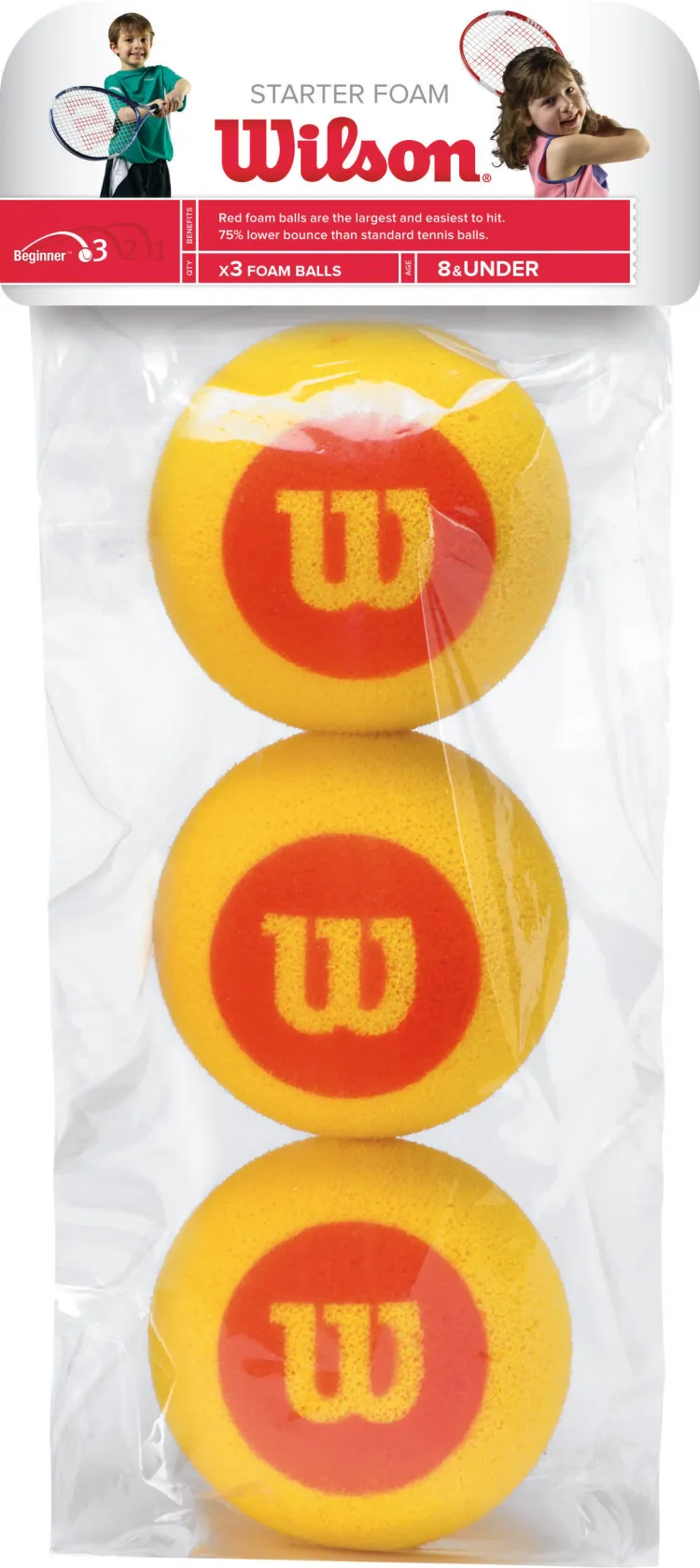 Wilson Wilson Starter Foam 3 pack.