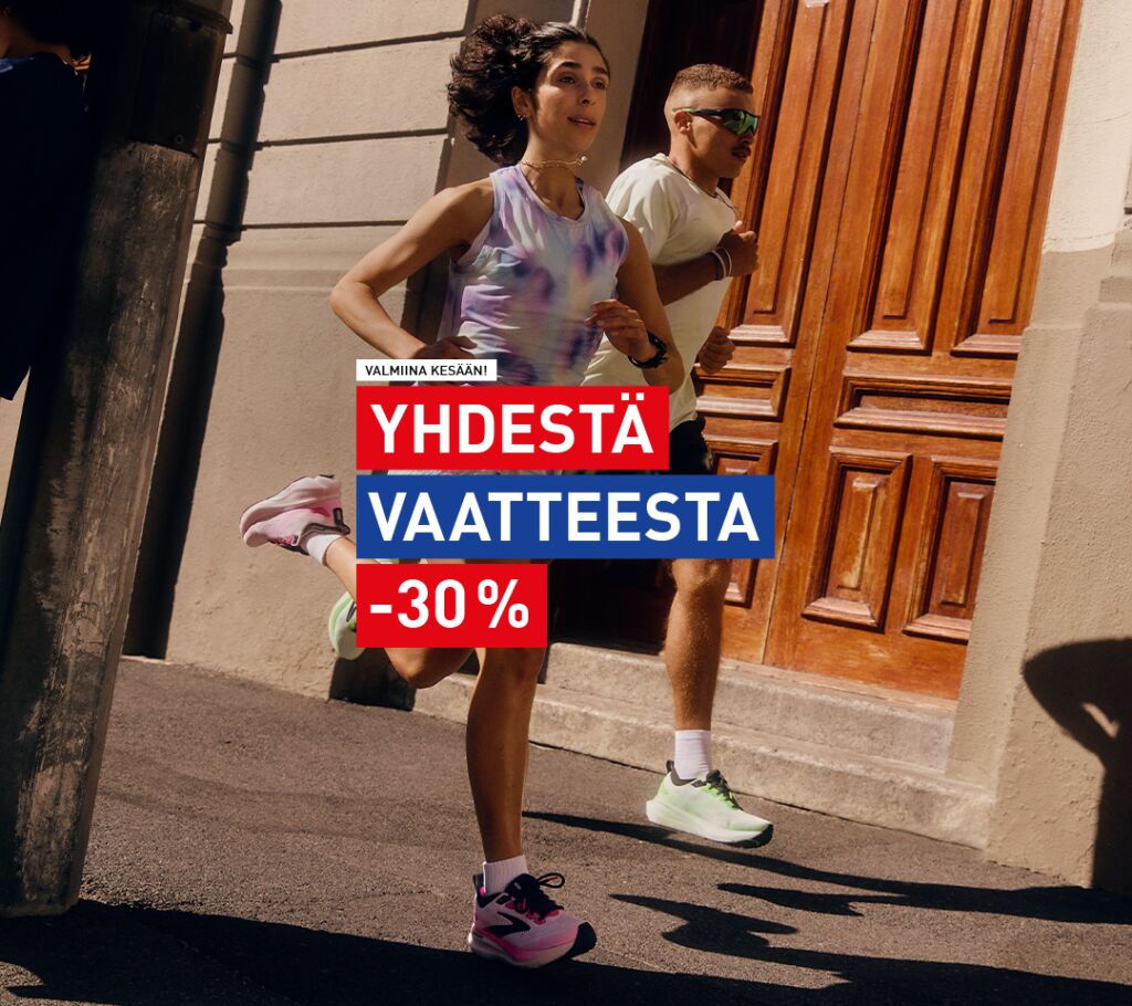-30 % yhdestä vaatteesta Plussa-kortilla