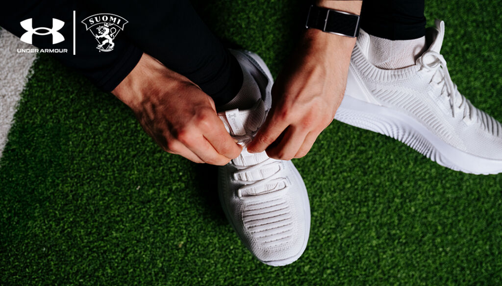 Under Armour men walking