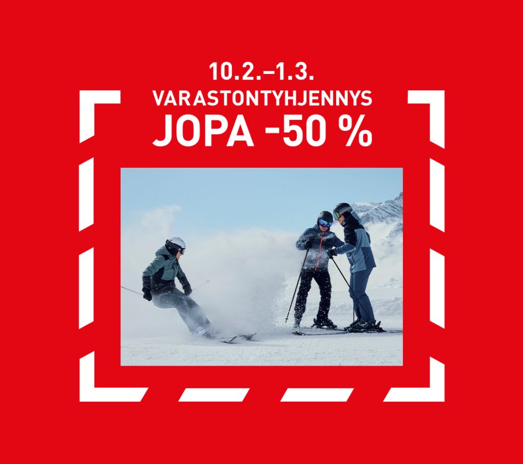 Varastontyhjennys jopa -50%